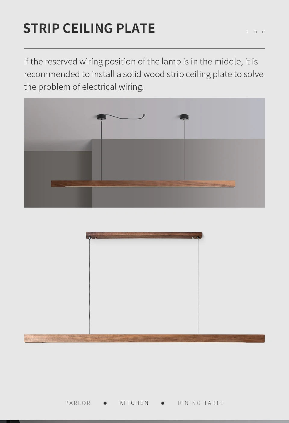 Nordic Wood Pendant Lights LED Modern Hanging Lamp