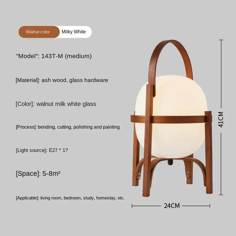 Floor Lamp Art Modern Simple Wood Light