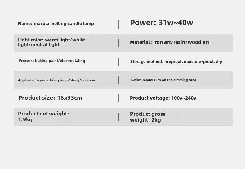 Adjustable Brightness Wooden Aromatherapy Candle Lamp