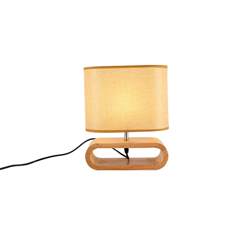 Wooden Table Lamp For Bedroom