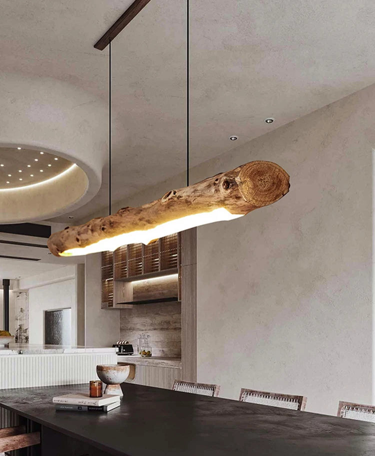 Minimalist Wood Pendant Lights Japanese Style