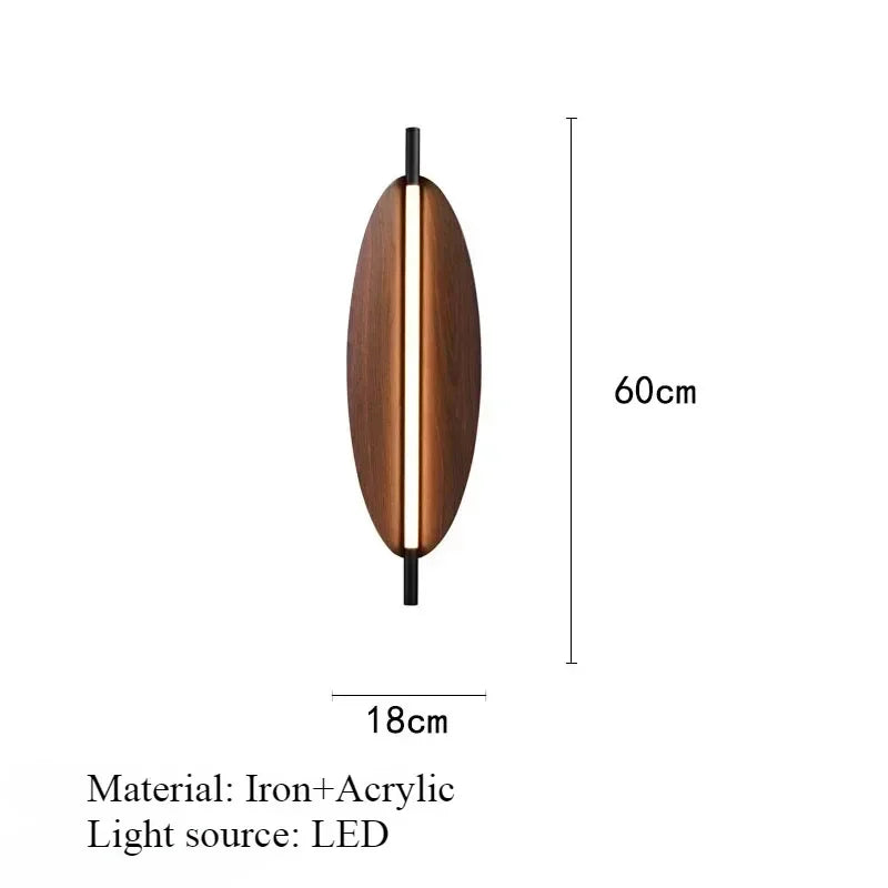 Modern Creative Metal Leaf Wall Light