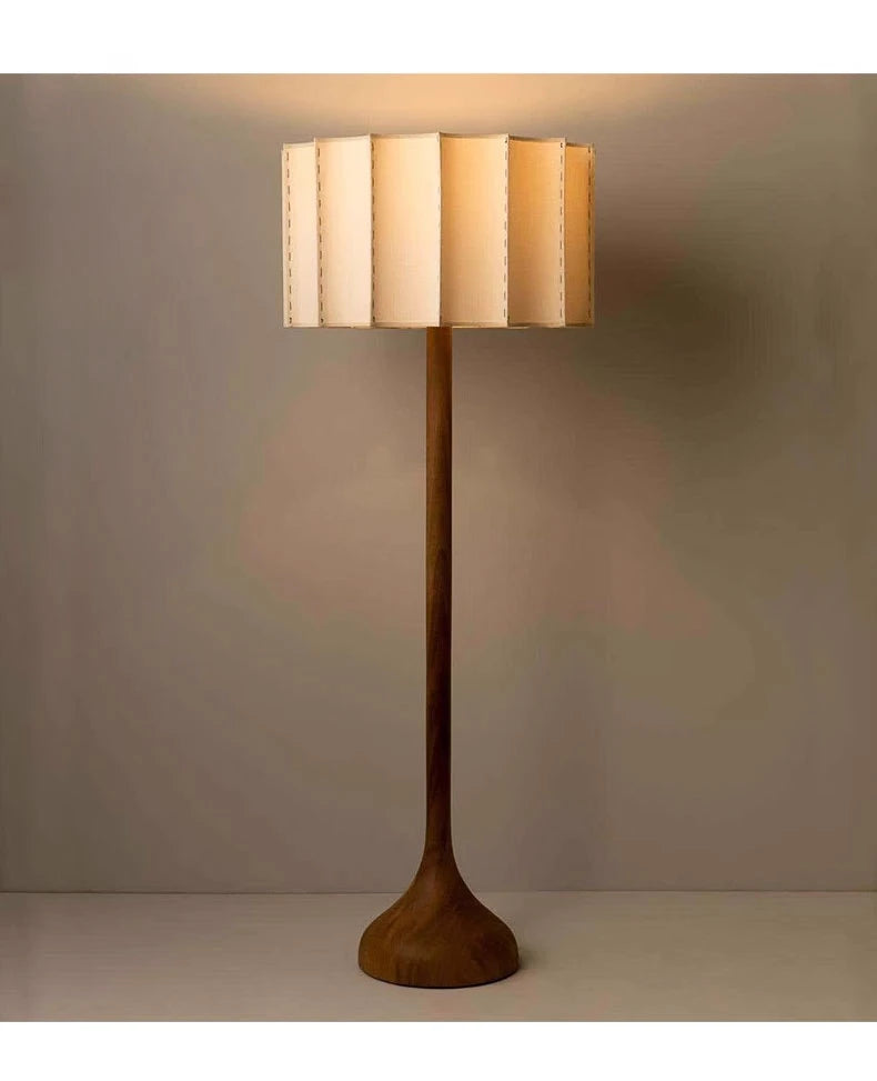 Wabi Sabi Style Wooden Standing Lamp