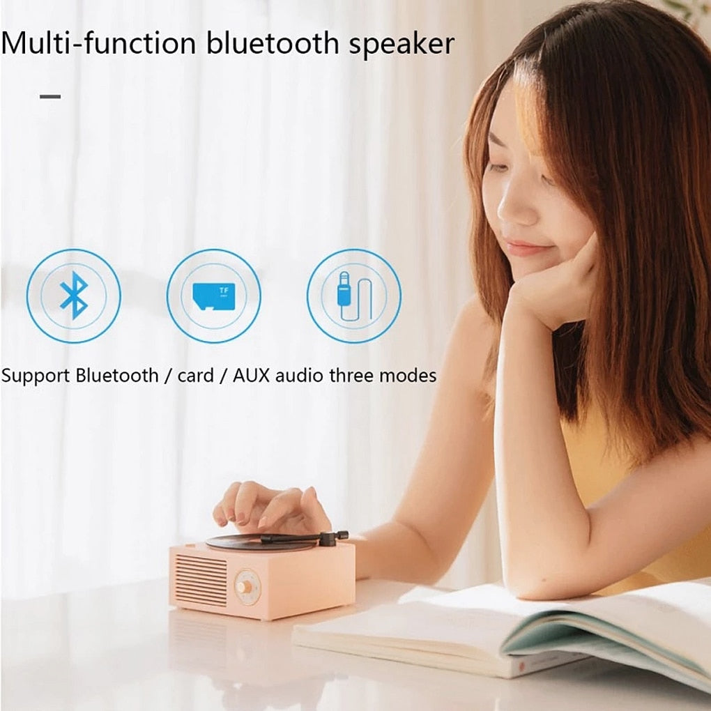 Turntable Speaker USB Bluetooth V5.0
